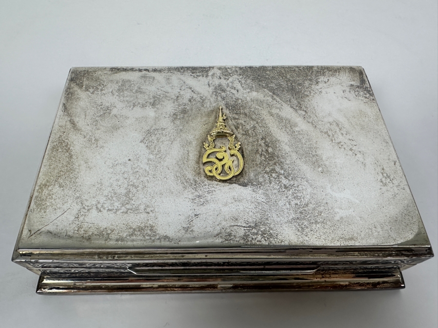 Vintage Sterling Silver Thailand Box 403g (92.5% Silver) [Photo 4]