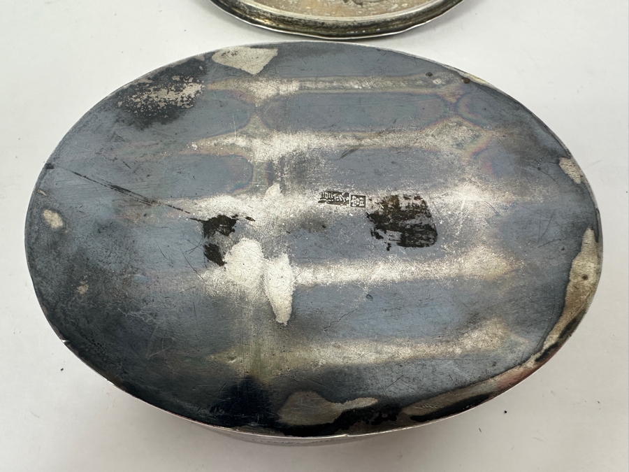 Vintage Chinese .800 Silver Hallmarked Box 238g (80% Silver - Silver Melt Value $201) [Photo 9]