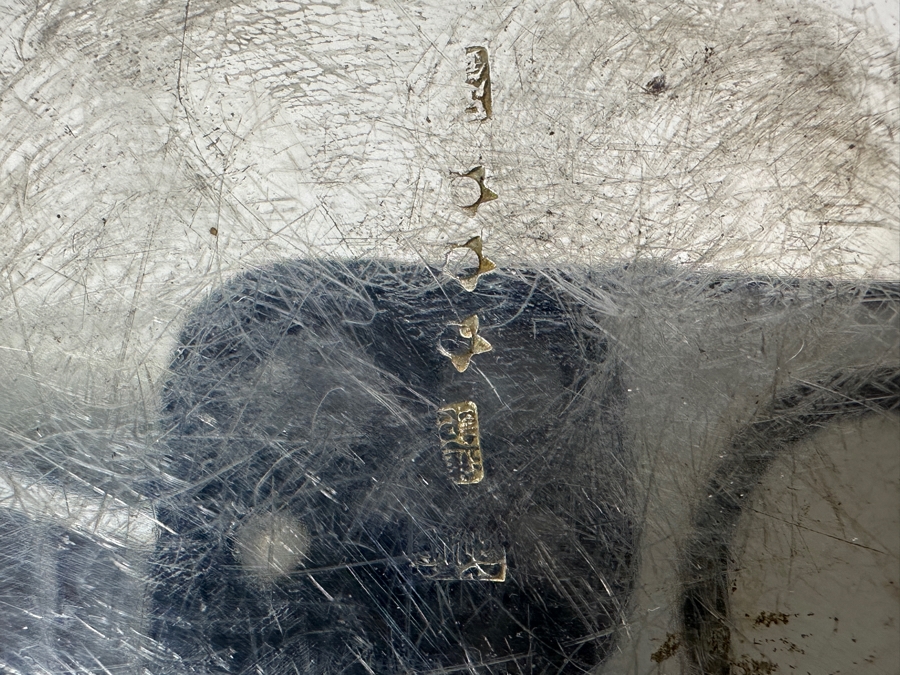 Vintage Chinese .800 Silver Hallmarked Bowl 6W X 3.5H 188g (80% Silver - Silver Melt Value $159) [Photo 9]