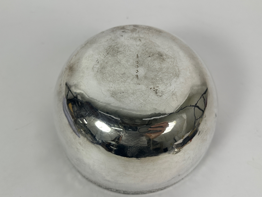 Vintage Chinese .800 Silver Hallmarked Bowl 6W X 3.5H 188g (80% Silver - Silver Melt Value $159) [Photo 8]