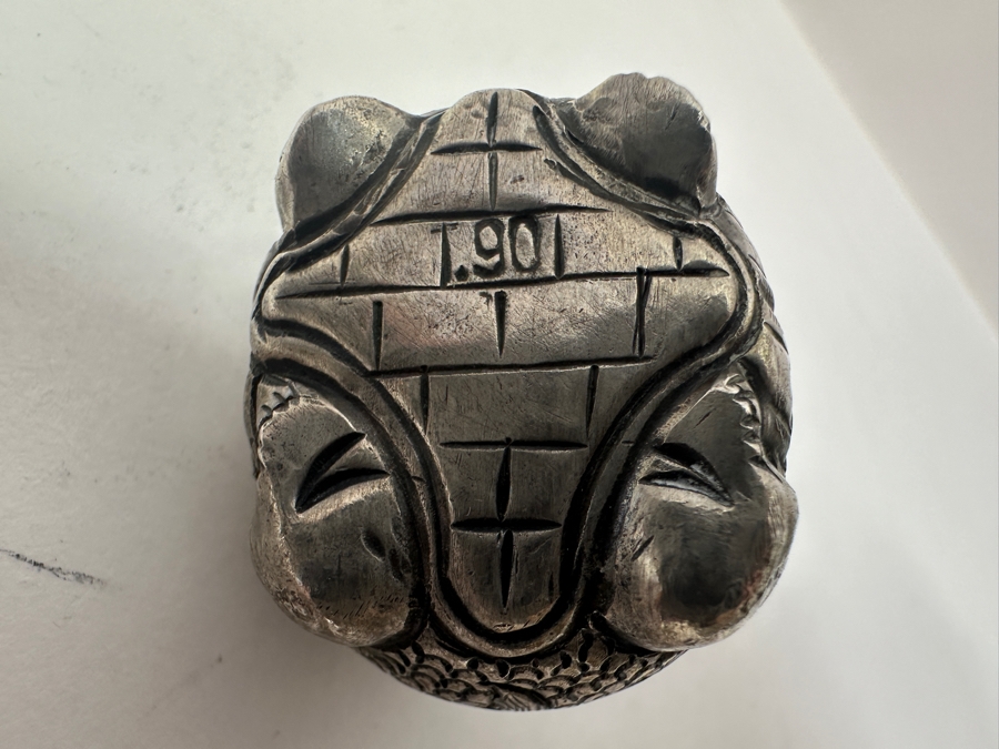 (6) Vintage .800-.900 Silver Cambodian Turtle Betel Boxes Khmer Craftmanship 624g (80%-90% Silver - Silver Melt Value Based On 80% $527) [Photo 23]