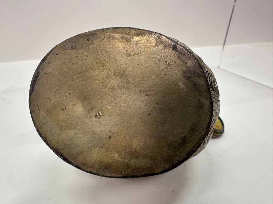 Stunning Collection Of Four Tibetan .800 Silver Teapots 465g (80% Silver - Silver Melt Value $393) [Photo 29]