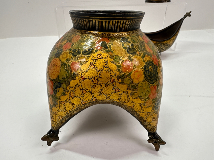 (4) Handmade Hand Painted Indian Bowls By M. Sadak Ali & Bros. [Photo 14]