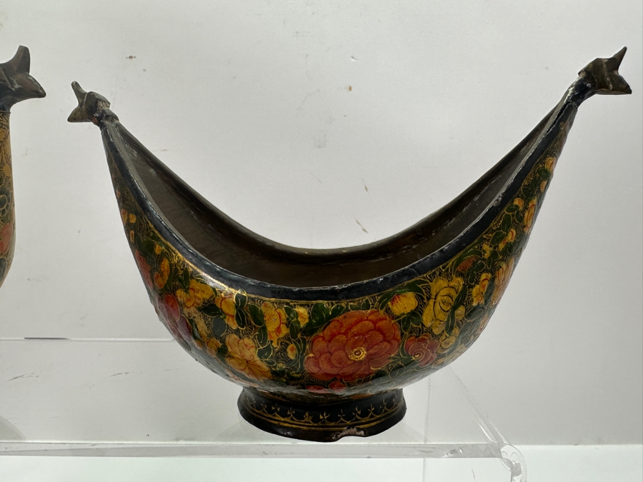 (4) Handmade Hand Painted Indian Bowls By M. Sadak Ali & Bros. [Photo 7]