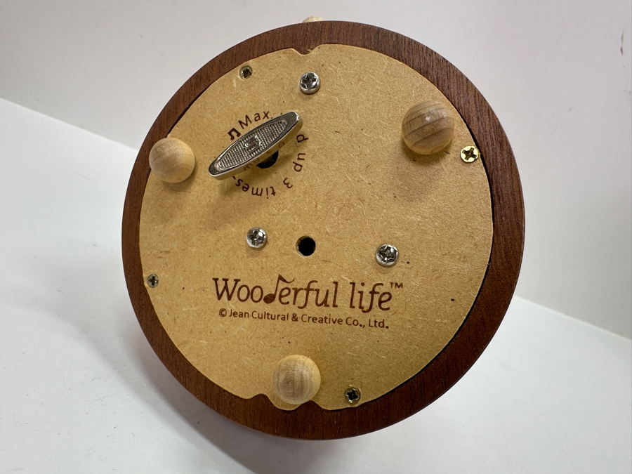 Wooderful Life Wooden Music Box NIB 5.5'H [Photo 8]
