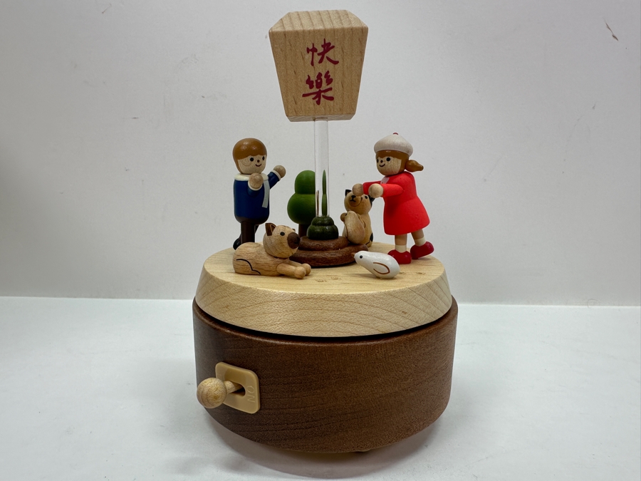 Wooderful Life Wooden Music Box NIB 5.5'H [Photo 5]