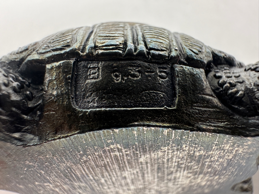 Sterling Silver Turtle Figurine 38g [Photo 6]