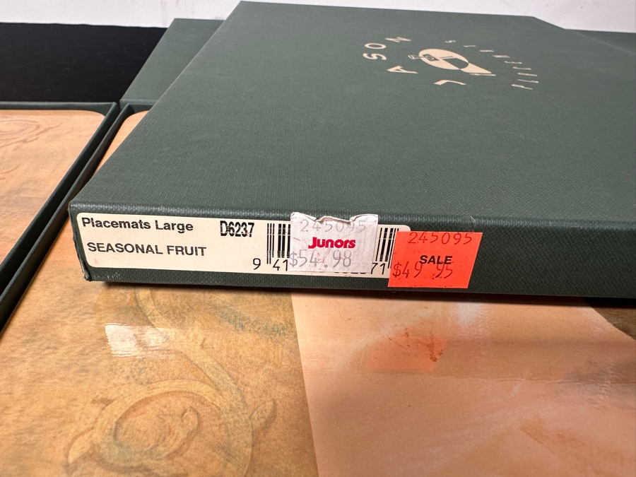 New Set of Vintage Jason Fruit Placemats and Coasters [Photo 7]