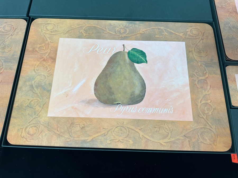 New Set of Vintage Jason Fruit Placemats and Coasters [Photo 4]