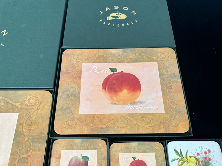 New Set of Vintage Jason Fruit Placemats and Coasters [Photo 5]