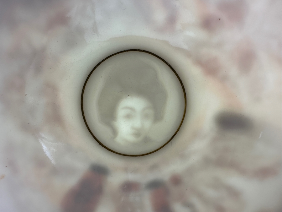 Japanese Kutani Teacups with Geisha 4W X 2H [Photo 9]