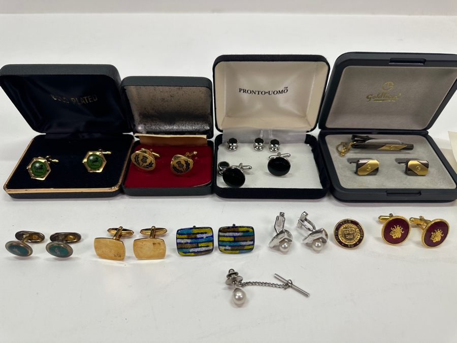 Collection of Men's Cuff Links and Tie Tacks [Photo 2]