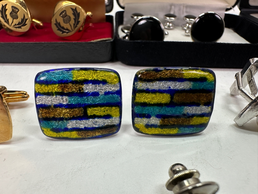 Collection of Men's Cuff Links and Tie Tacks [Photo 6]