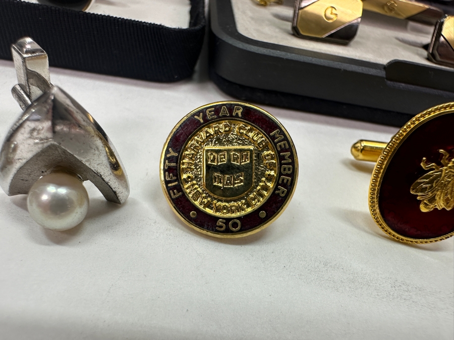Collection of Men's Cuff Links and Tie Tacks [Photo 3]