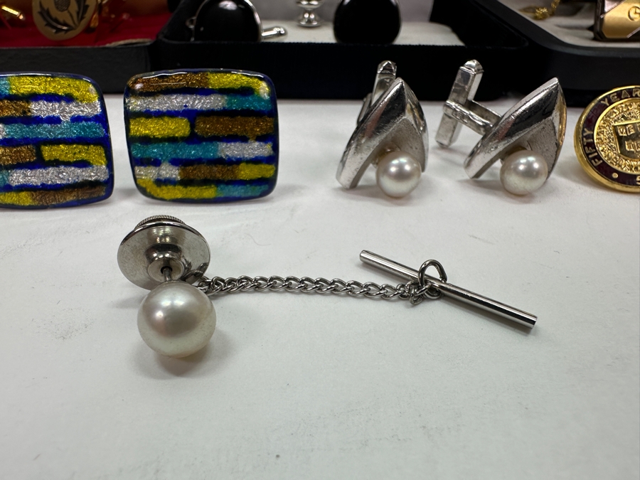 Collection of Men's Cuff Links and Tie Tacks [Photo 7]