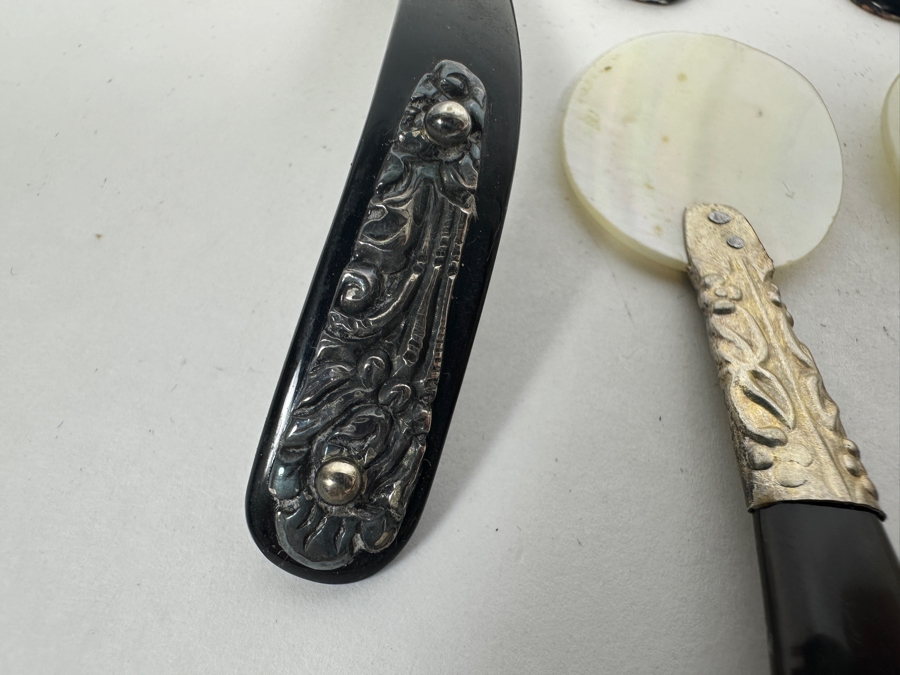 Vintage Mother of Pearl Spoons 4' and 5.5' [Photo 7]