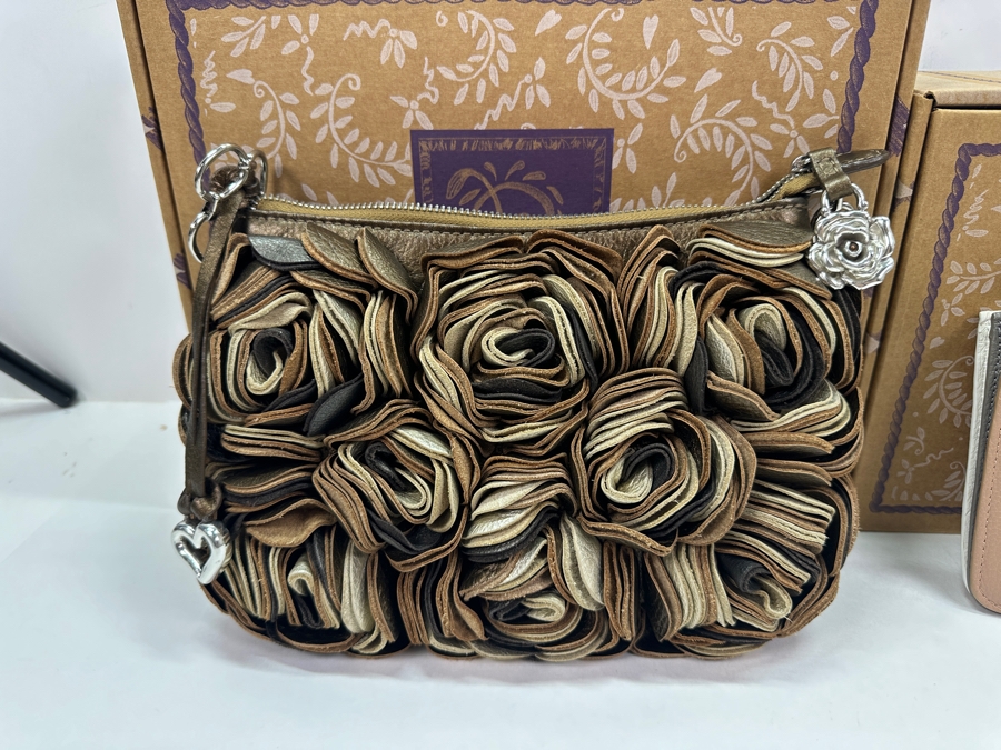 (2) New Brighton Handbags with Boxes - Velvet Rose and Crossbody 11'W and 8'W [Photo 4]