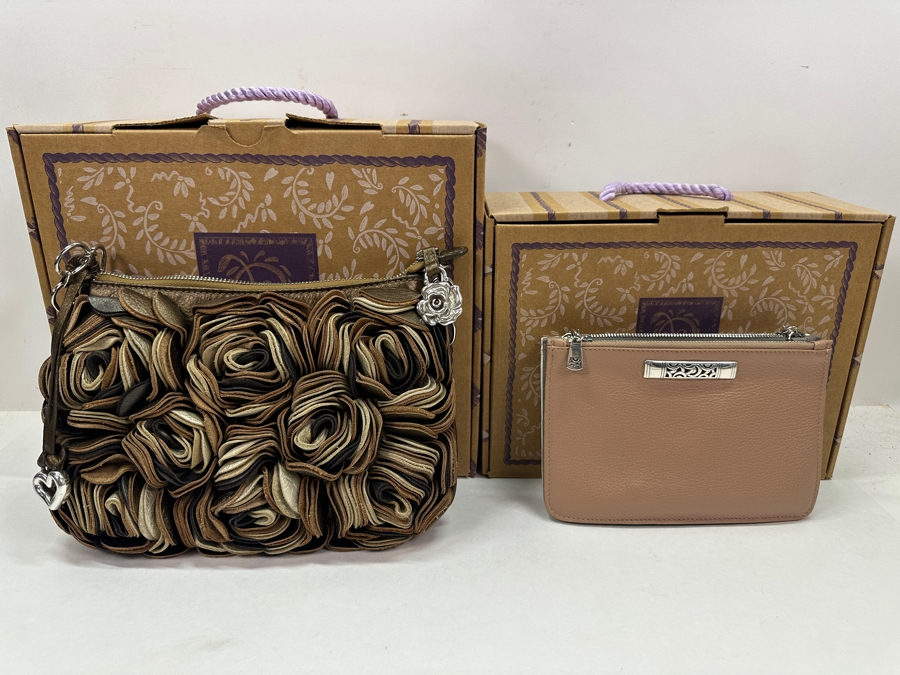 (2) New Brighton Handbags with Boxes - Velvet Rose and Crossbody 11'W and 8'W [Photo 3]