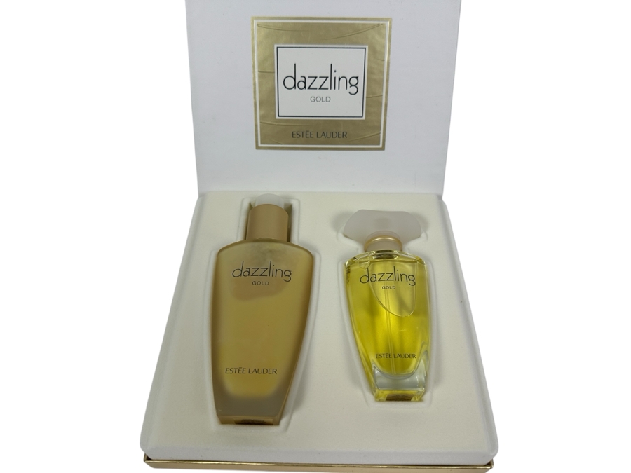 Estée Lauder Dazzling Pure Gold Set - Eau de Parfum Spray 1.7fl oz Body Lotion 3.4fl oz [Photo 1]