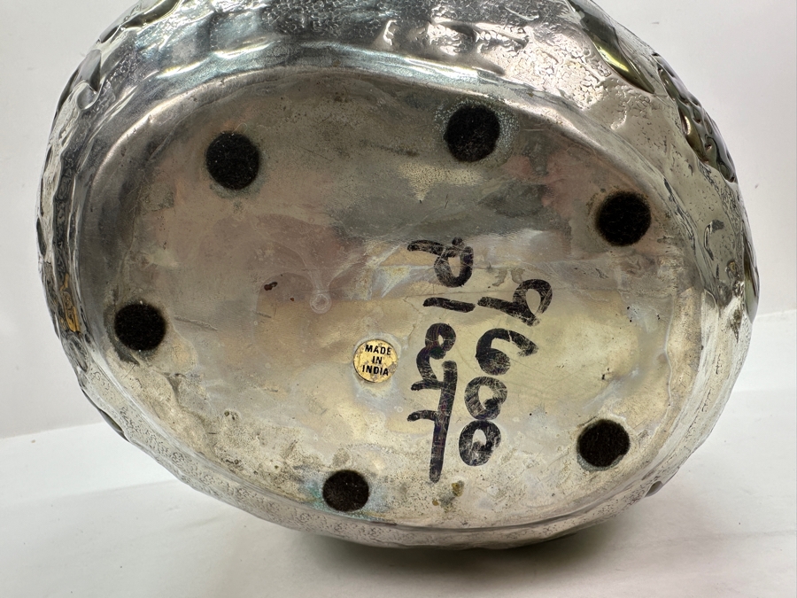 Brass Decorative Basket from India 13'W x 11.5'D x 15'H [Photo 7]