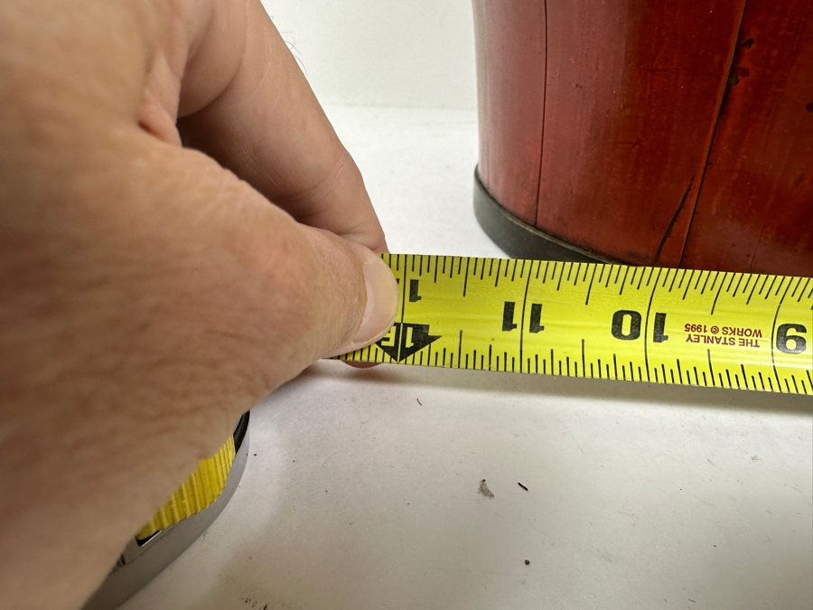 Antique Chinese Hand Painted Lacquer Wedding Box 11W x 11'D x 12.5'H [Photo 18]