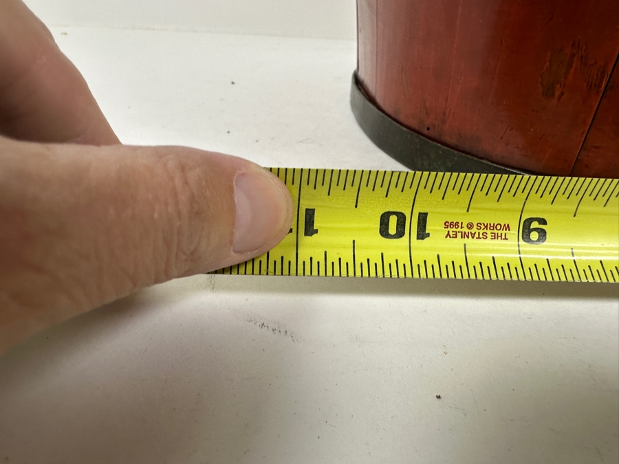 Antique Chinese Hand Painted Lacquer Wedding Box 11W x 11'D x 12.5'H [Photo 17]