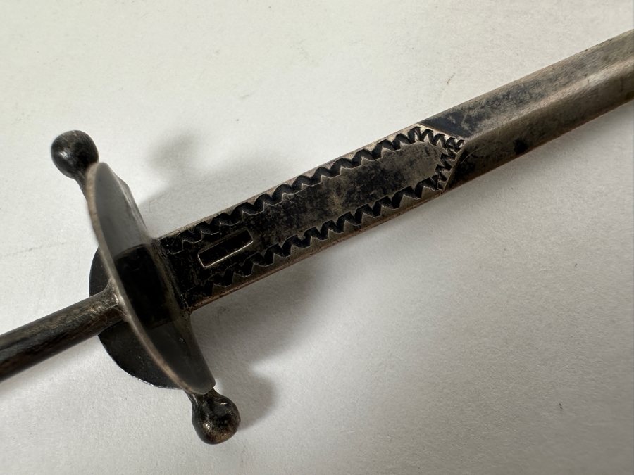 Sterling Silver Miniature Dagger 6'L 20.7g [Photo 6]