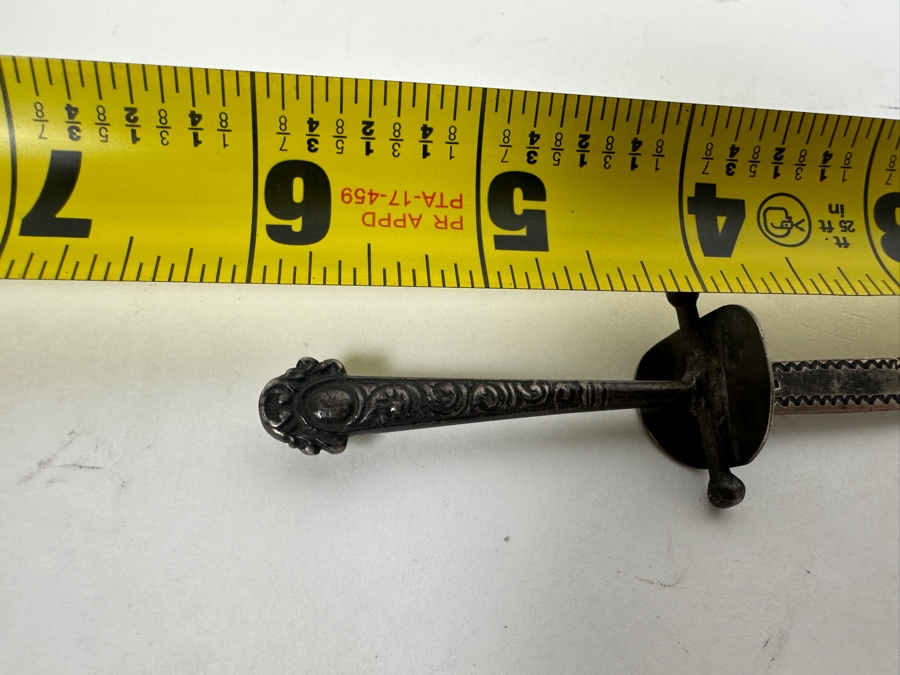 Sterling Silver Miniature Dagger 6'L 20.7g [Photo 7]