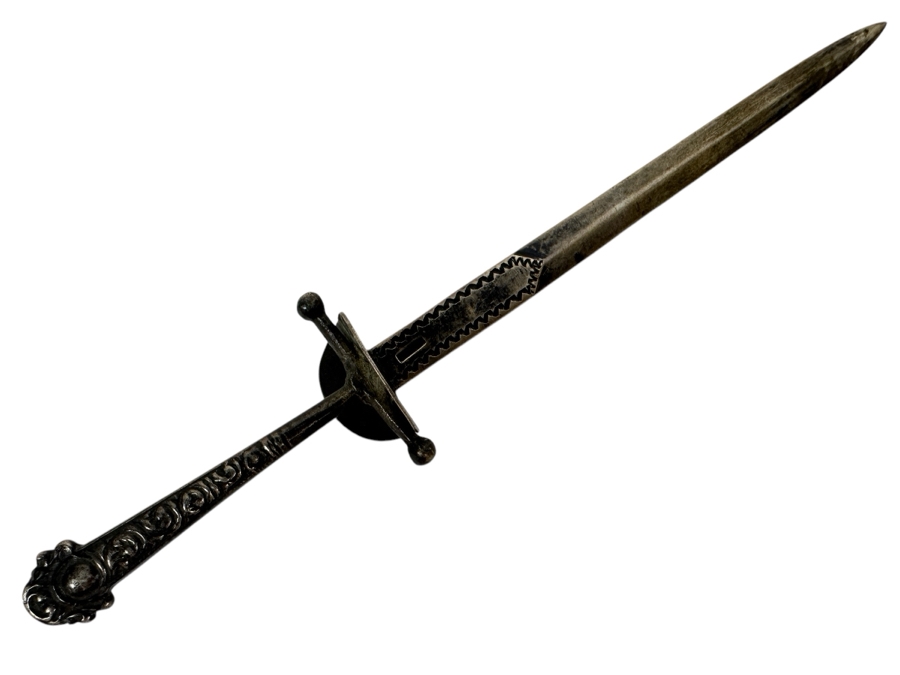 Sterling Silver Miniature Dagger 6'L 20.7g [Photo 1]