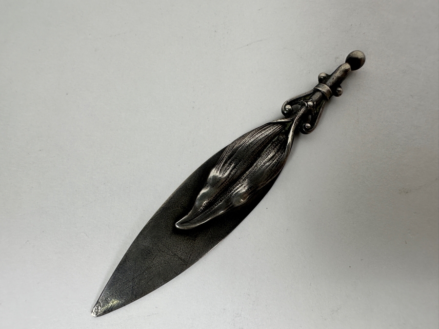 Sterling Silver Leaf Bookmark 7.0g [Photo 2]