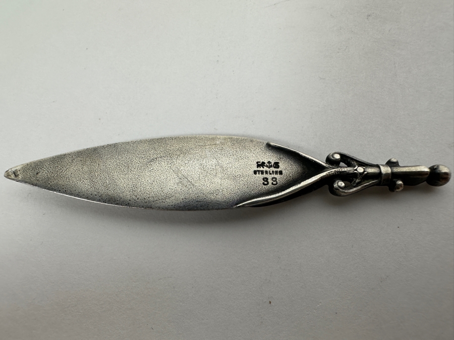 Sterling Silver Leaf Bookmark 7.0g [Photo 7]