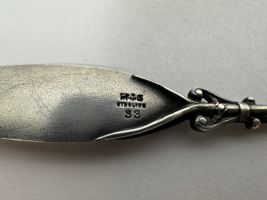 Sterling Silver Leaf Bookmark 7.0g [Photo 8]