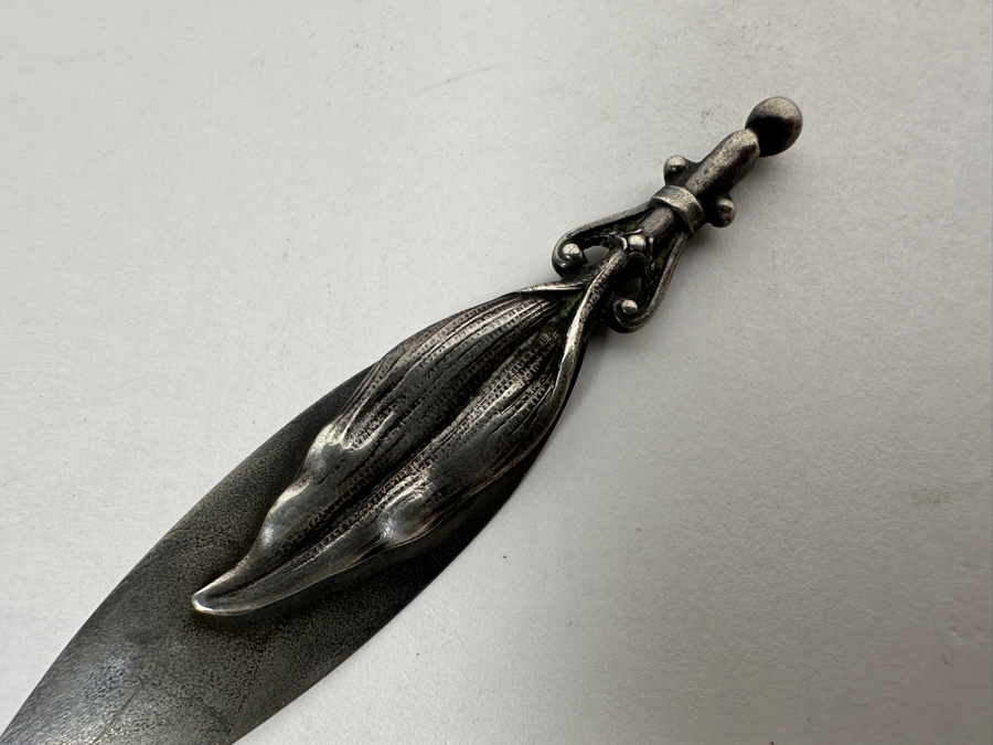 Sterling Silver Leaf Bookmark 7.0g [Photo 5]