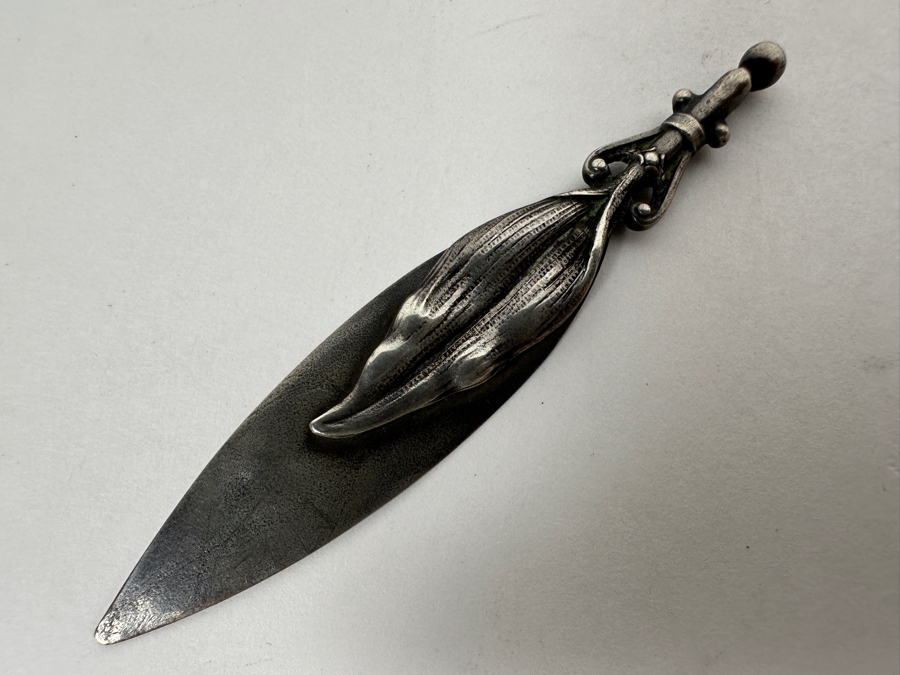 Sterling Silver Leaf Bookmark 7.0g [Photo 4]