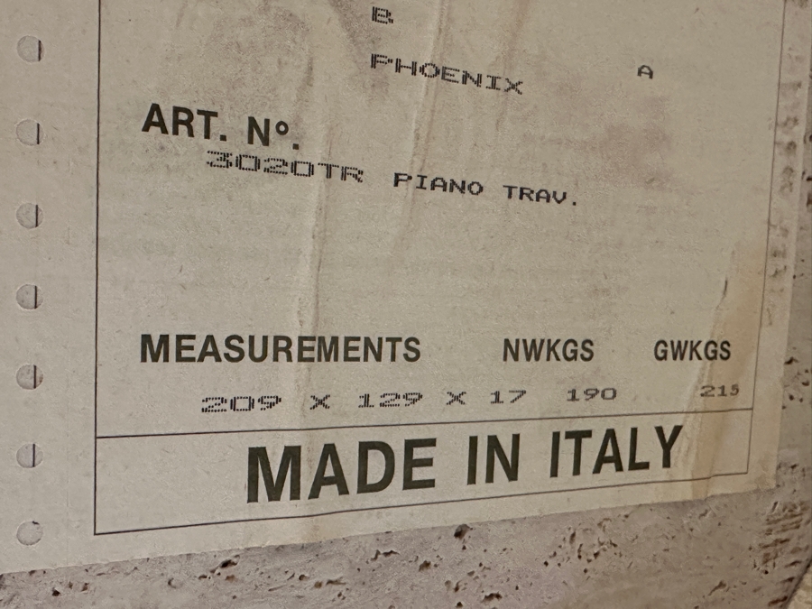 Stunning Italian Travertine Oval Dining Table With Travertine Pedestal Base By Stone International 78'L X 47'W X 29.5'H And Eight Kindel Grand Rapids Dining Chairs [Photo 16]