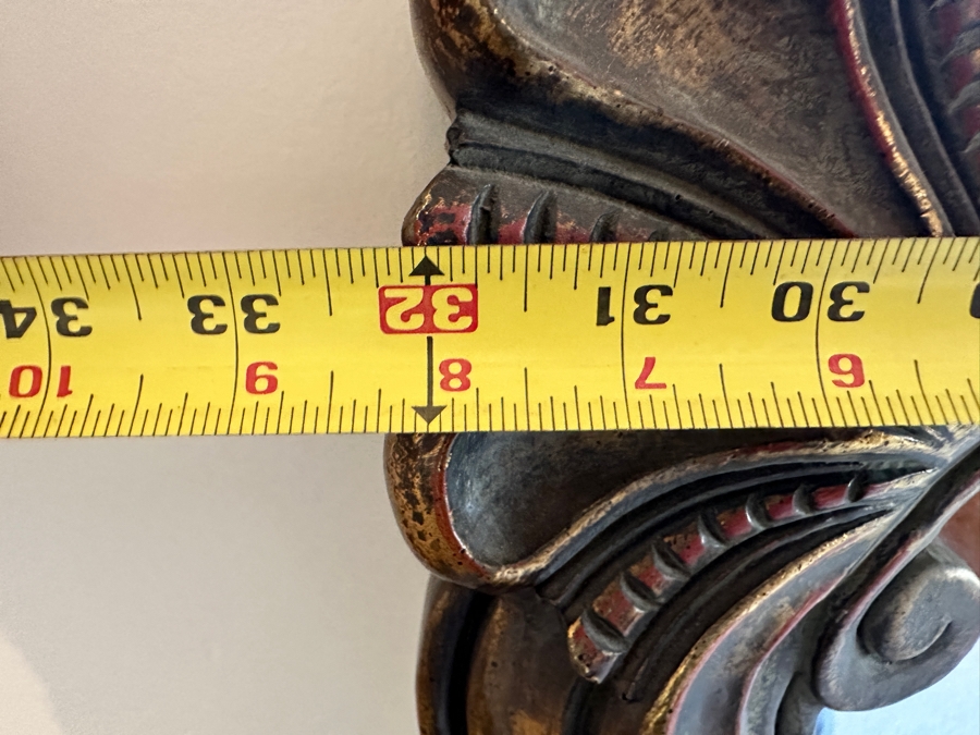 Wall Mirror With Shell Motif By Carolina Mirror Corp 32 X 51 [Photo 12]