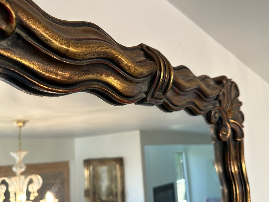 Wall Mirror With Shell Motif By Carolina Mirror Corp 32 X 51 [Photo 7]