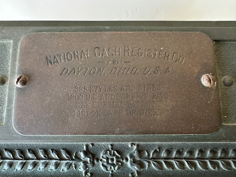 Antique Brass National Cash Register Model 452 Co. Dayton, Ohio 23.5W X 15.5D X 22H [Photo 6]