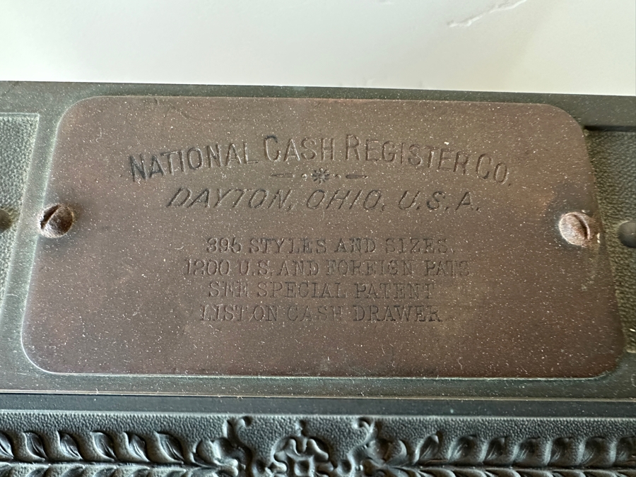 Antique Brass National Cash Register Model 452 Co. Dayton, Ohio 23.5W X 15.5D X 22H [Photo 9]