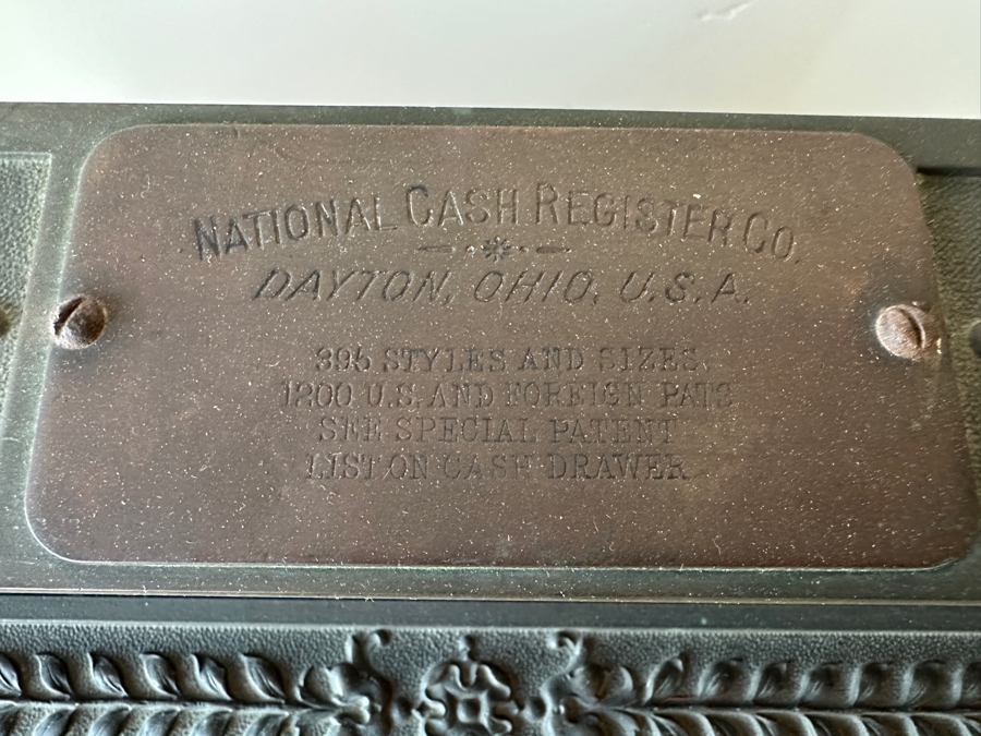 Antique Brass National Cash Register Model 452 Co. Dayton, Ohio 23.5W X 15.5D X 22H [Photo 10]