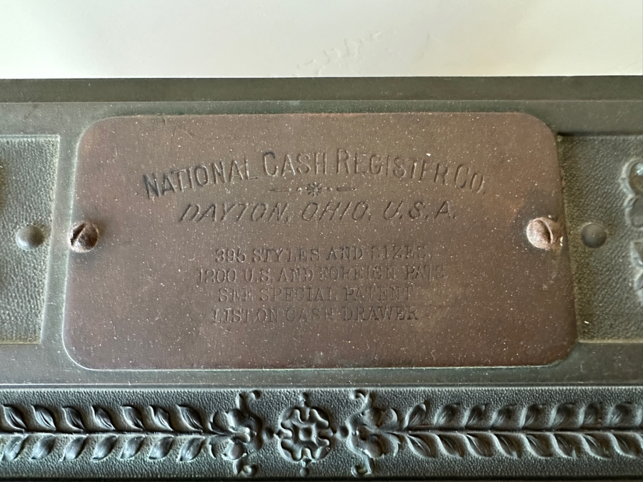 Antique Brass National Cash Register Model 452 Co. Dayton, Ohio 23.5W X 15.5D X 22H [Photo 7]