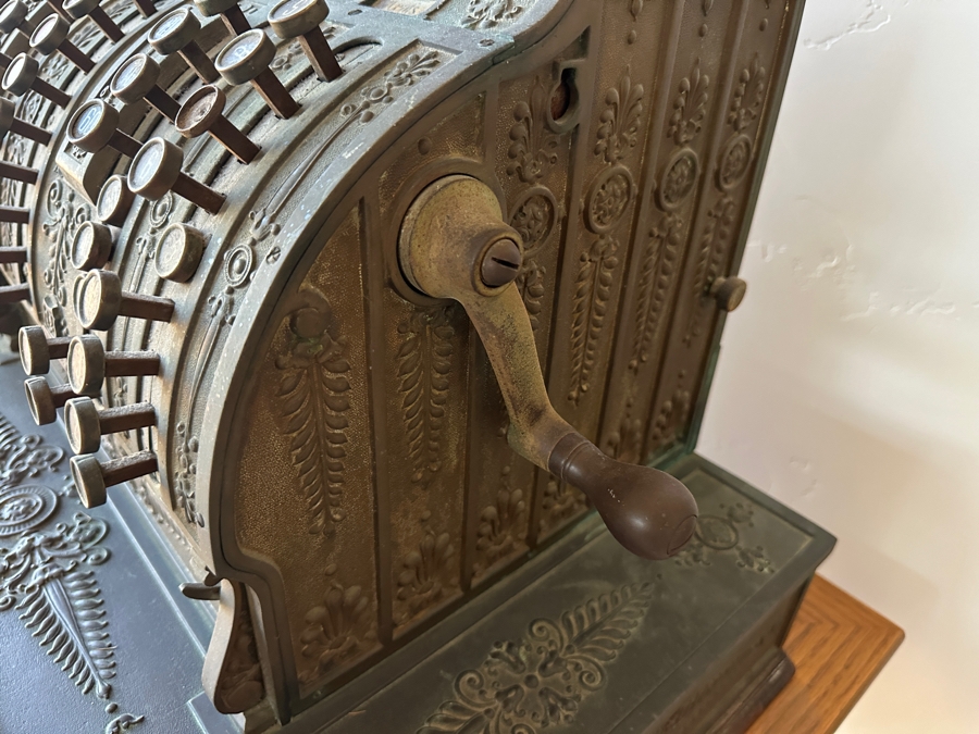 Antique Brass National Cash Register Model 452 Co. Dayton, Ohio 23.5W X 15.5D X 22H [Photo 13]