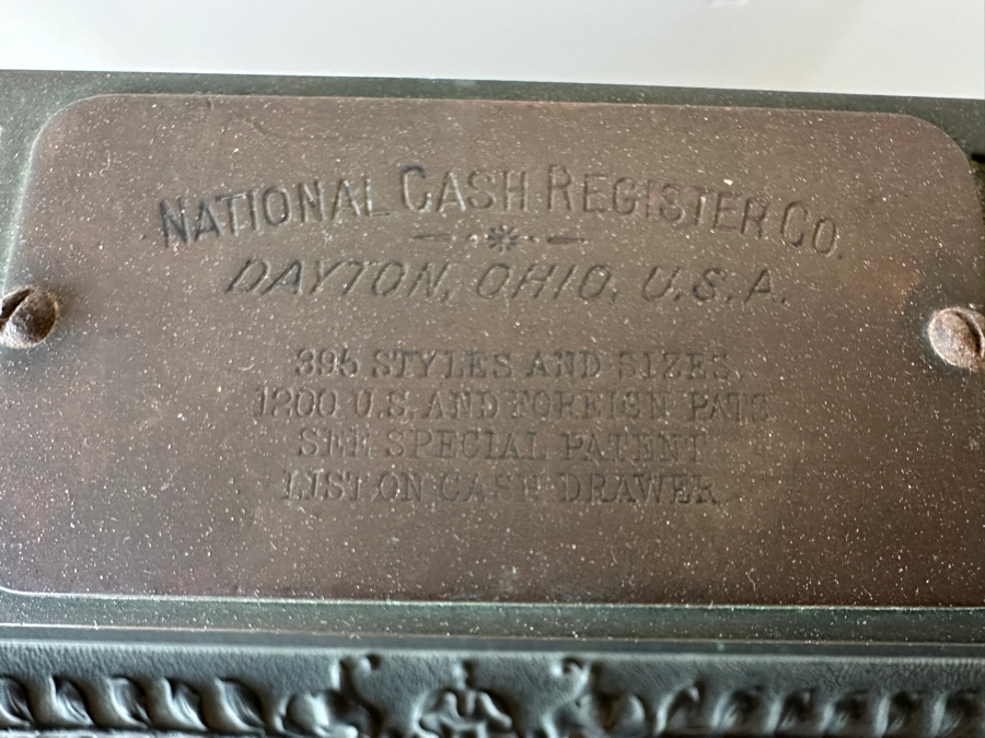 Antique Brass National Cash Register Model 452 Co. Dayton, Ohio 23.5W X 15.5D X 22H [Photo 8]
