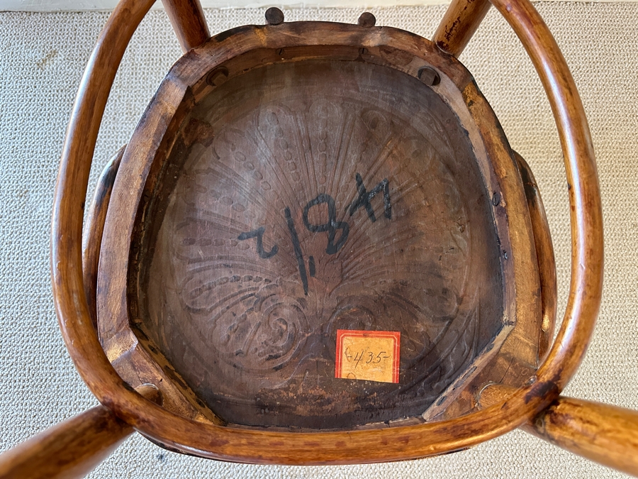 Vintage 1920s Michael Thonet Bentwood Armchair 23.25W X 24D X 34H [Photo 12]