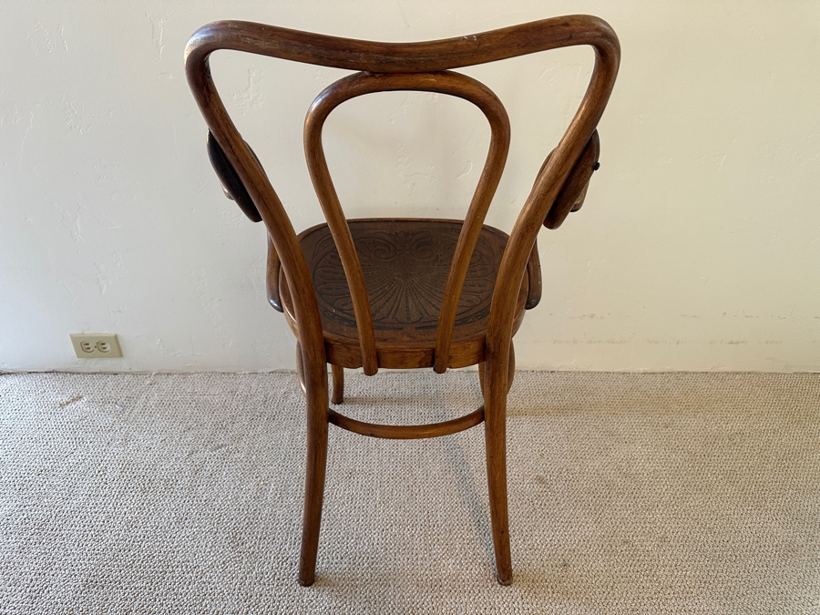 Vintage 1920s Michael Thonet Bentwood Armchair 23.25W X 24D X 34H [Photo 11]