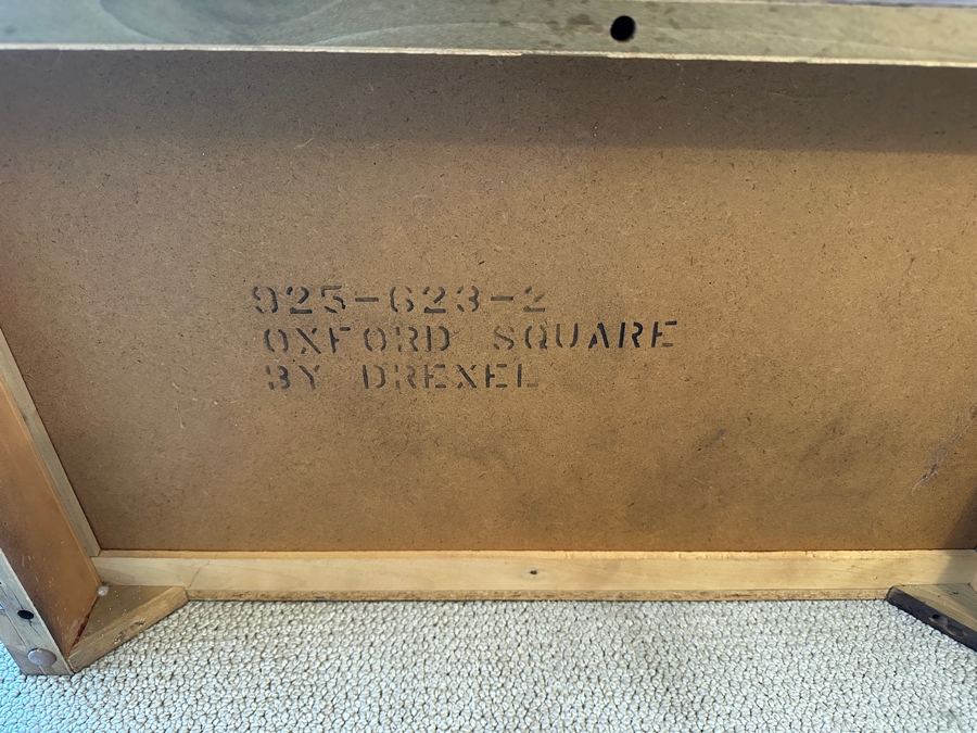 Vintage Drexel 2-Drawer Campaign Style Chest Dresser 32W X 19D X 21H [Photo 2]