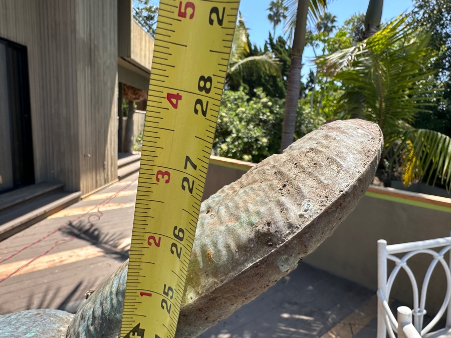 Vintage Copper Bald Eagle Weathervane With Metal Stand 56'H With Stand [Photo 12]