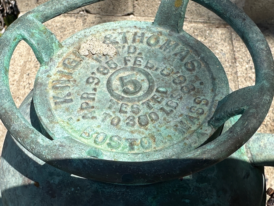 Vintage Copper The Quick-Service Fire Extinguisher By Knight & Thomas, Inc. Boston, MA Patented 1896 22.5'H [Photo 5]