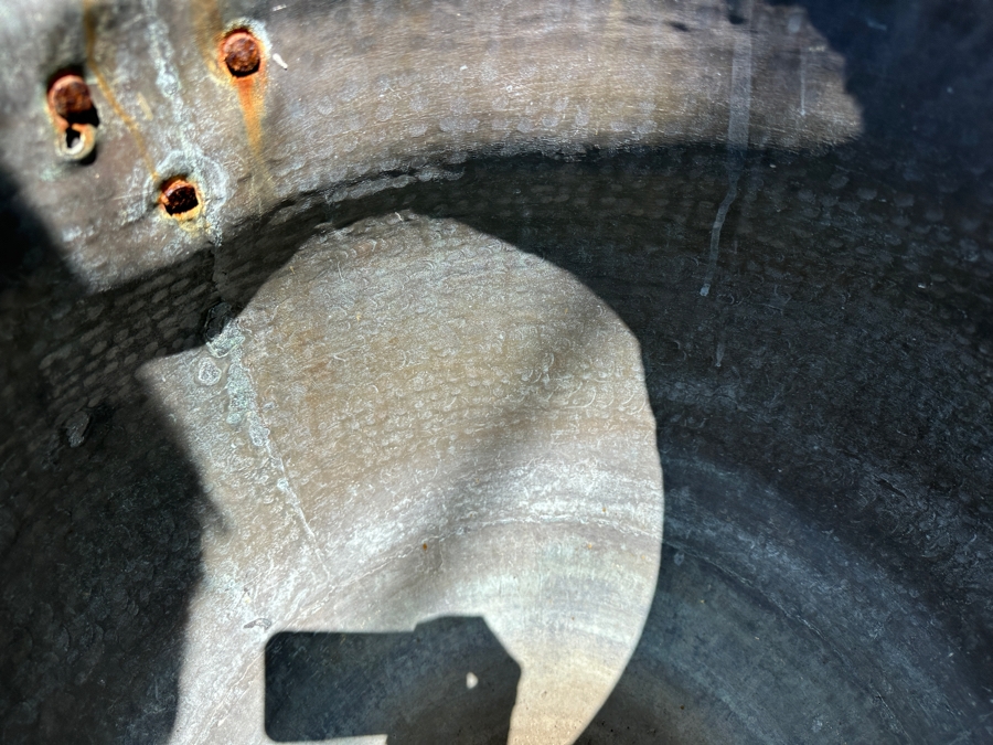 Pair Of Large Copper Vessels Cauldrons Garden Planters 26'W X 24.5'H [Photo 9]