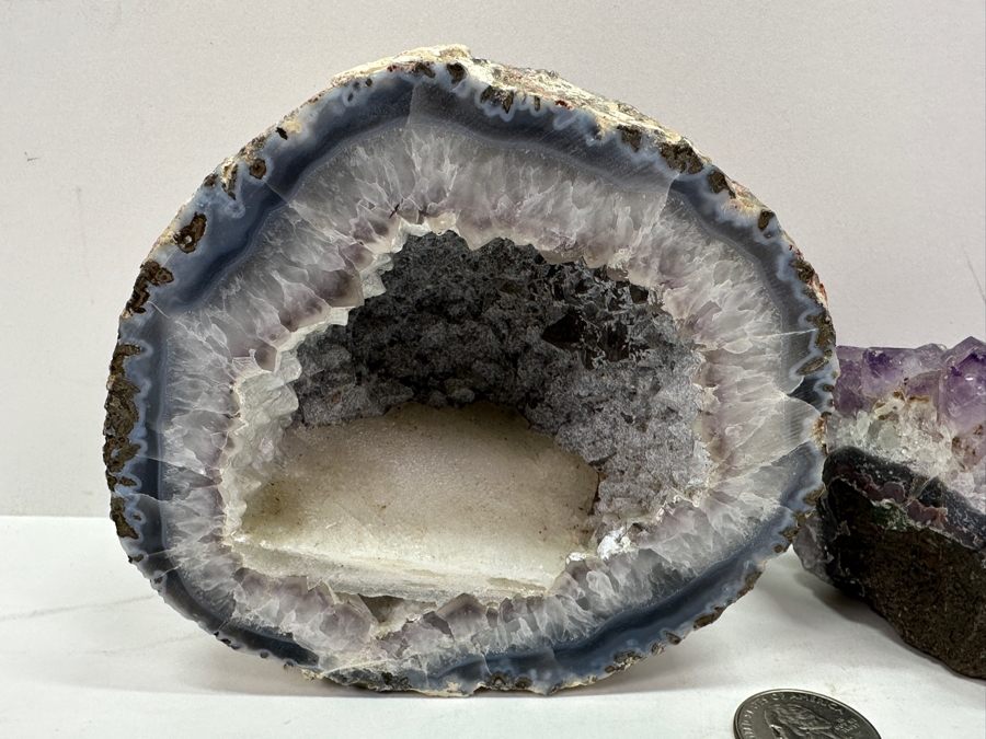 Just Added - Geode Half And Amethyst Geode Piece [Photo 6]